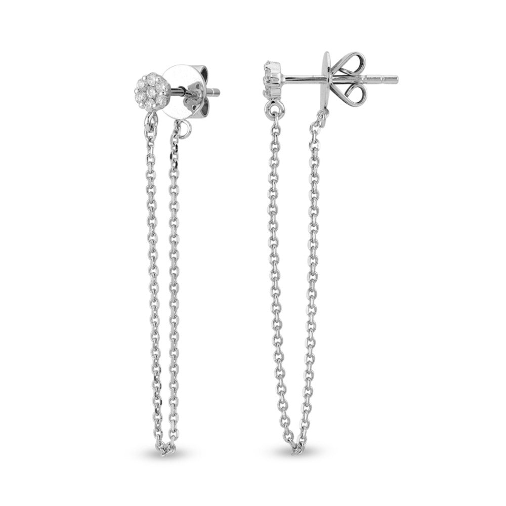 0.14 ct. Design Diamant Ohrringe