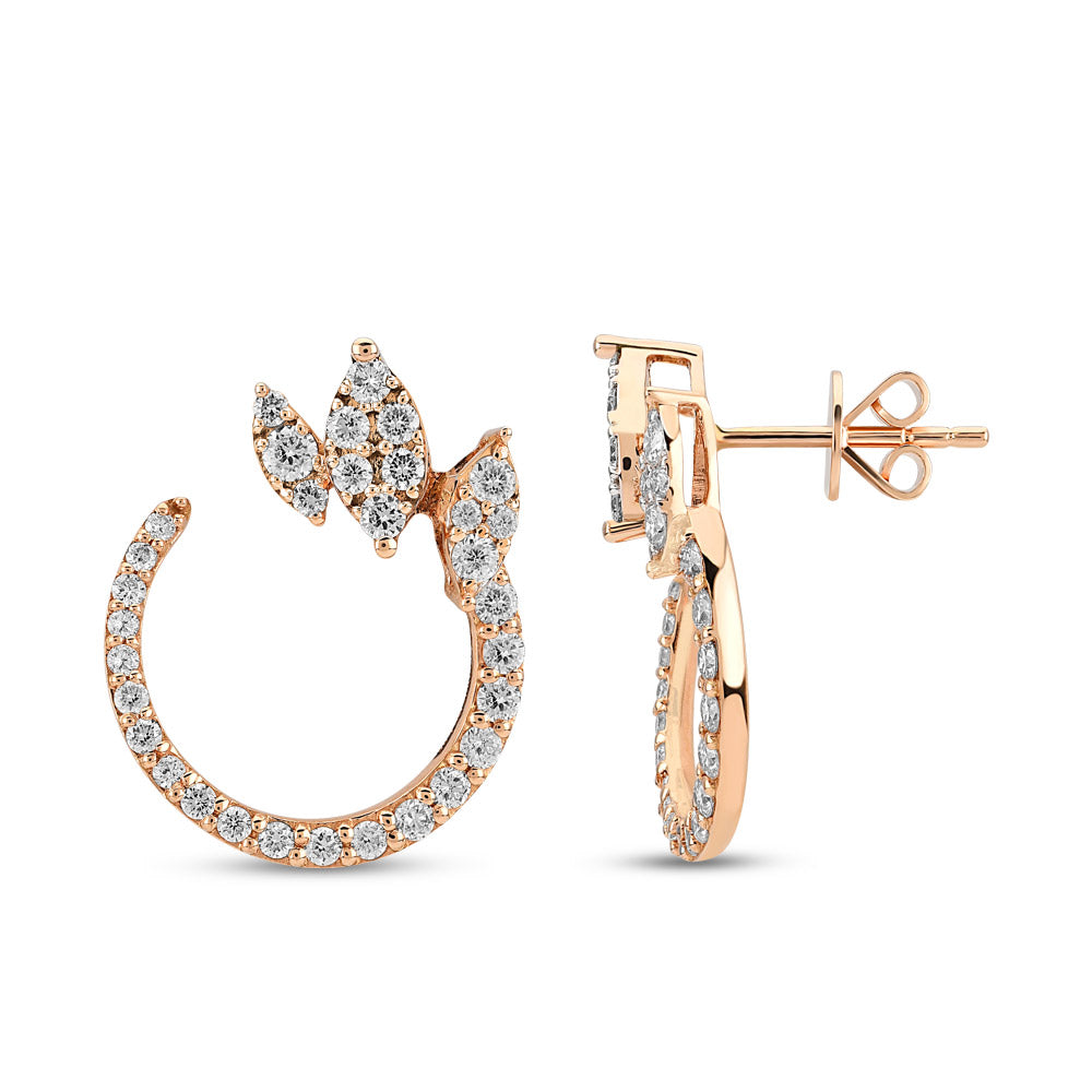 1.00 ct. Design Diamant Ohrstecker