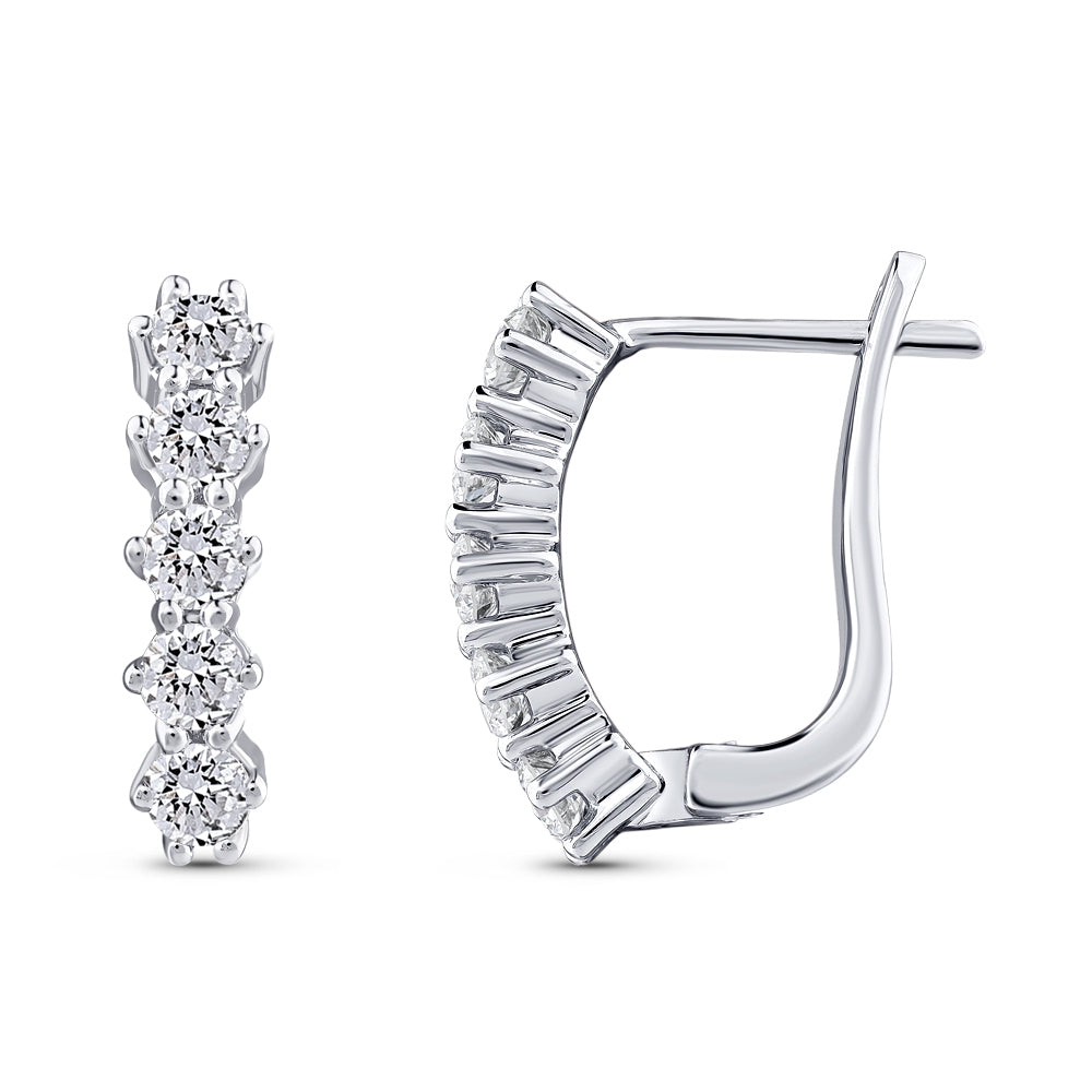 0.80 ct. Design Diamant Ohrringe