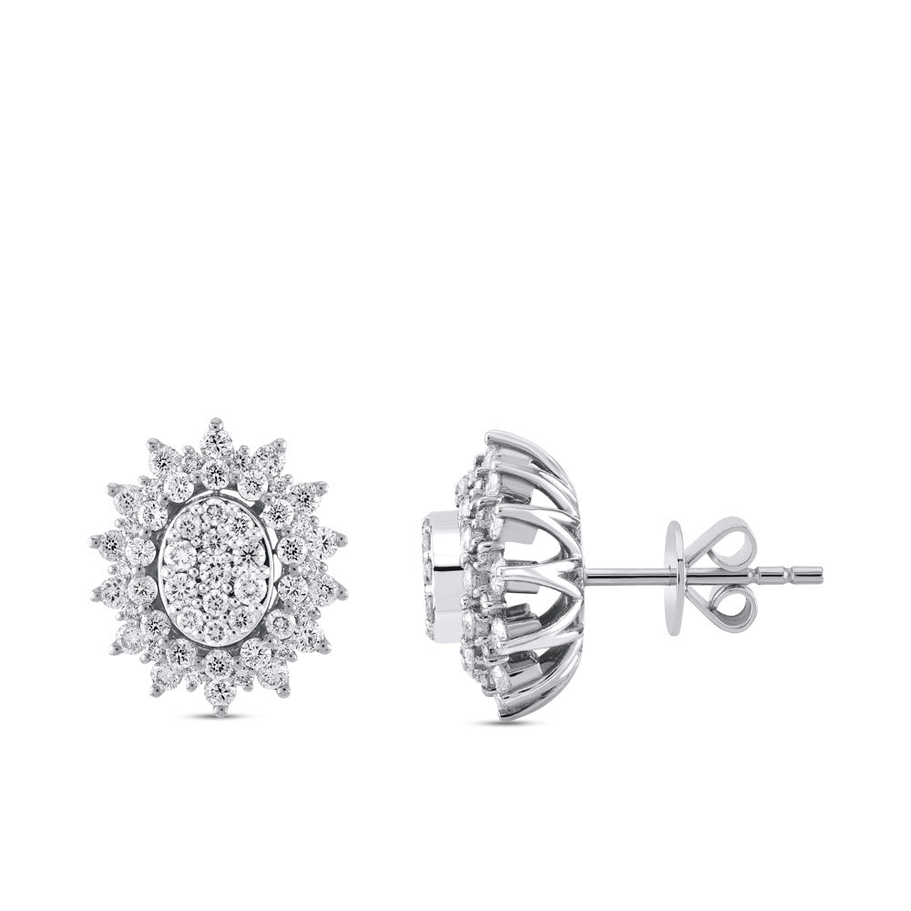 1.35 ct. Design Diamond Stud Earrings
