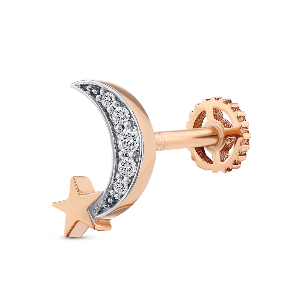 0.05 ct. Tragus Piercing