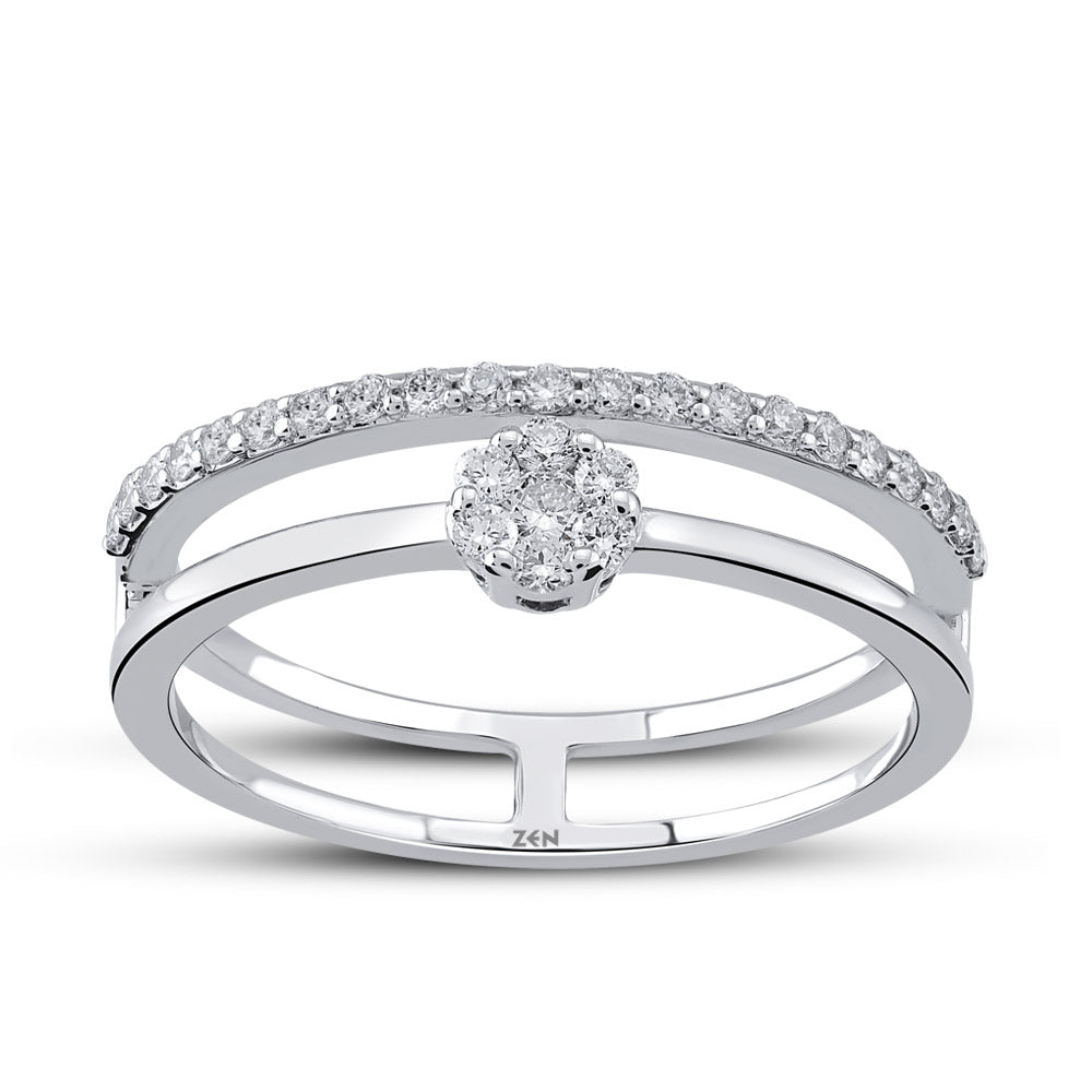 0.25 ct. Duett Diamantring