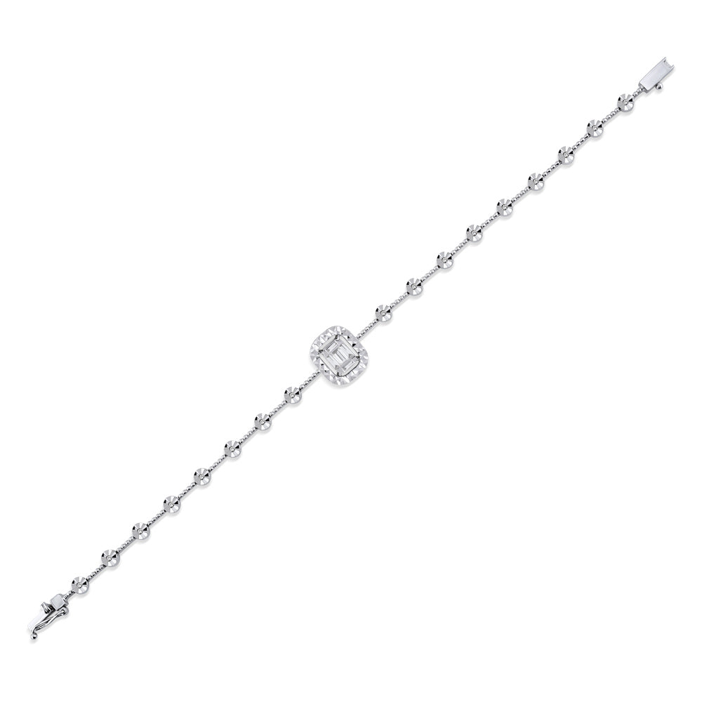 0.26 ct. Baguette Diamond Bracelet