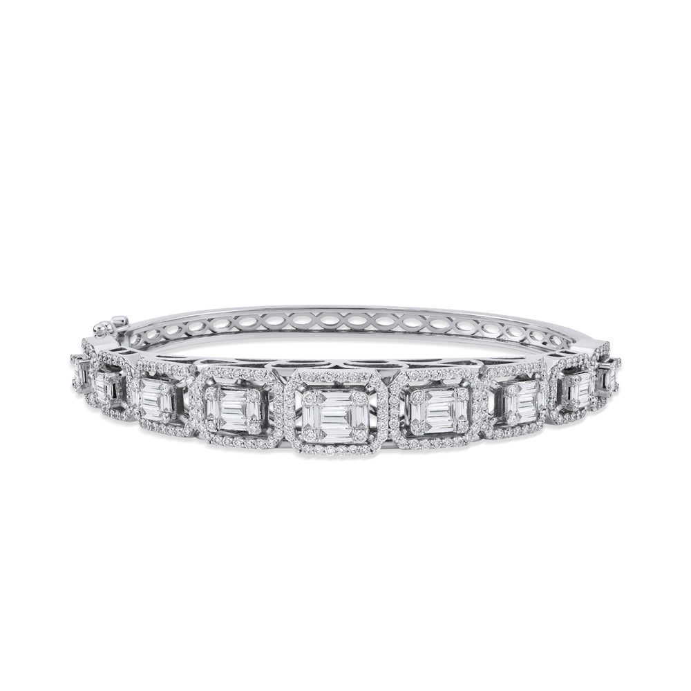 3.24 ct. Baguette Diamantarmband