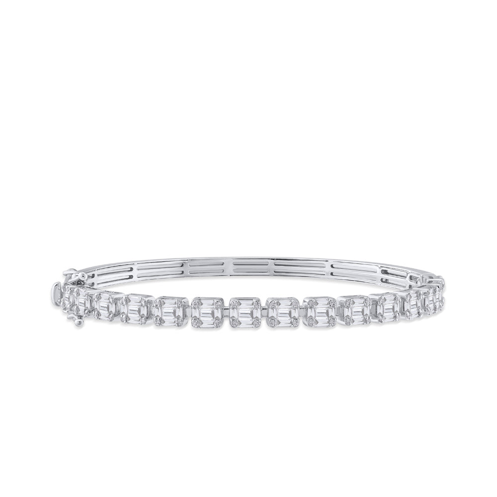1.58 ct. Baguette Diamantarmband