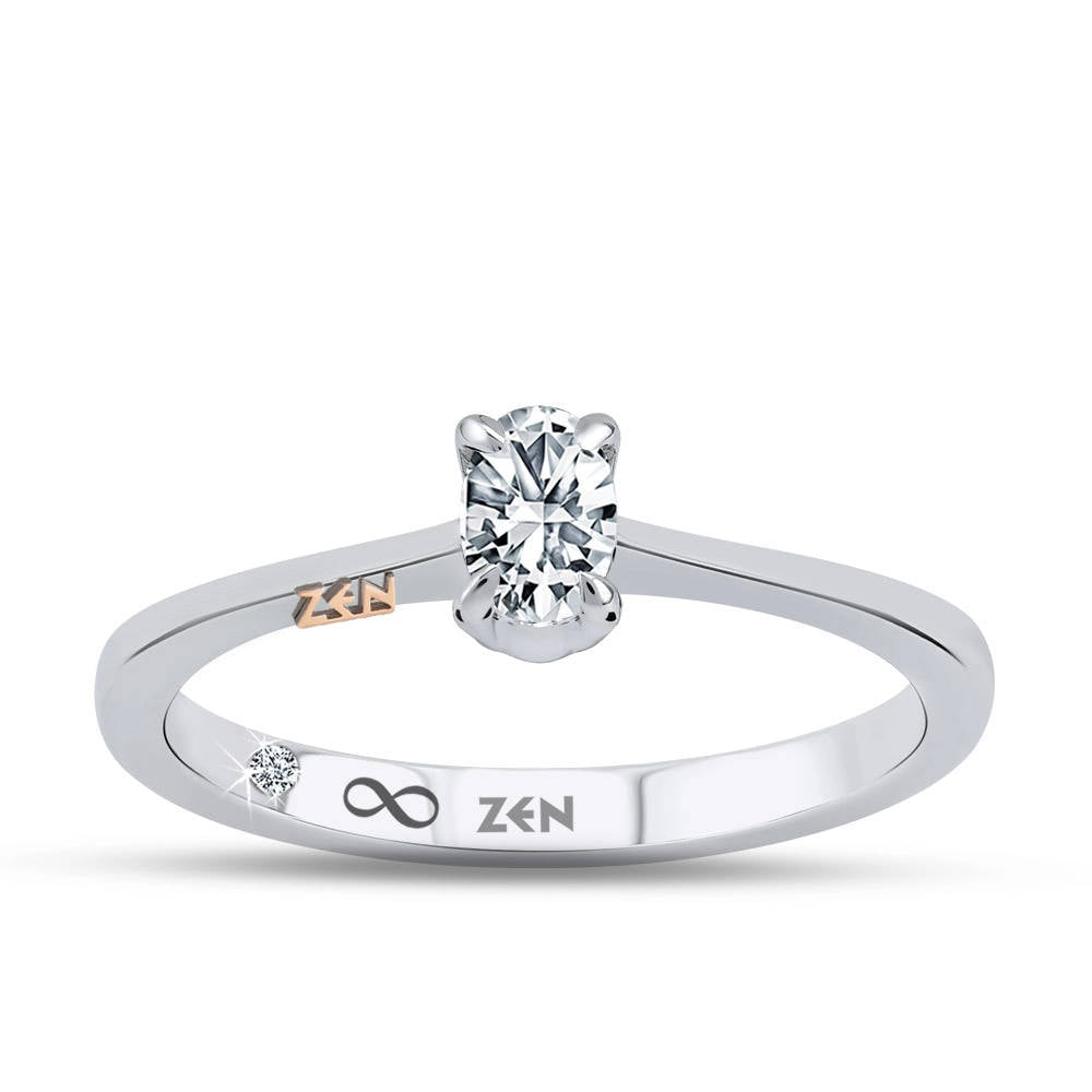 0.19 ct. Solitär Diamant Verlobungsring