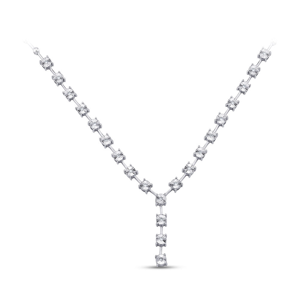 0.11 ct. Tennis Diamant Halskette