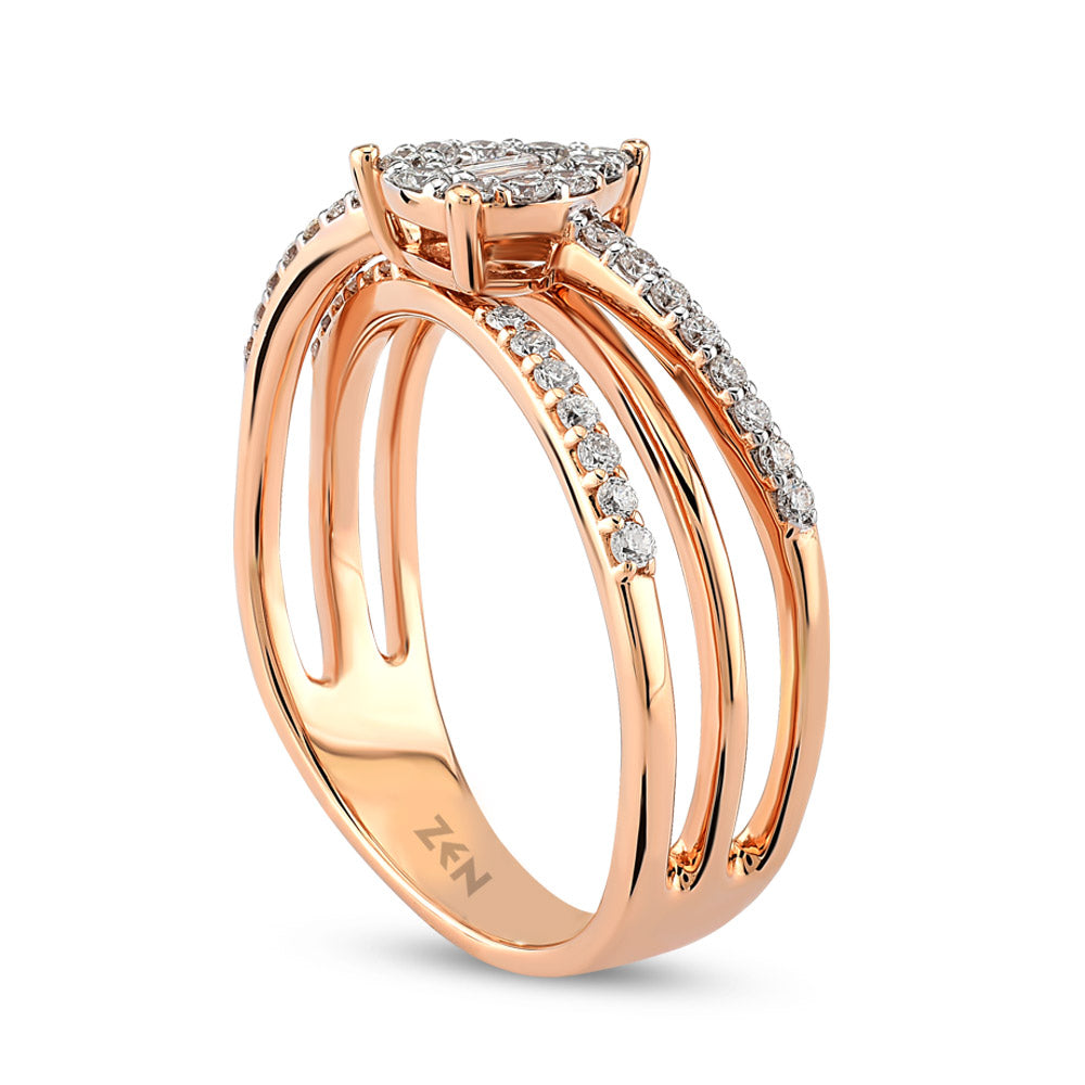0.34 ct. Design Baguette Ring