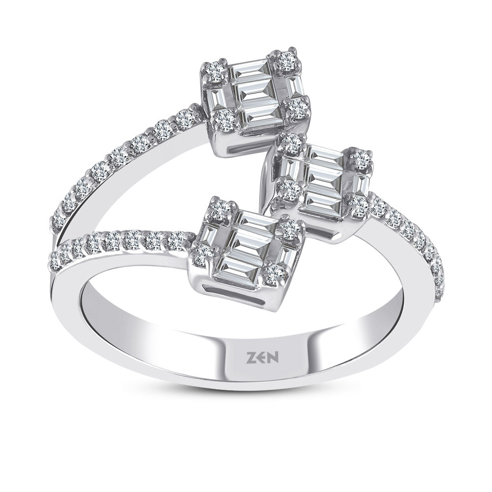 0.49 ct. Baguette Diamond Ring