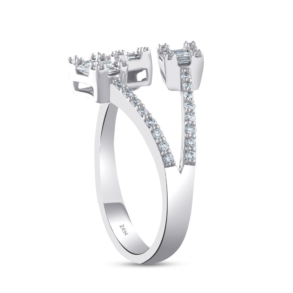 0.49 ct. Baguette Diamond Ring
