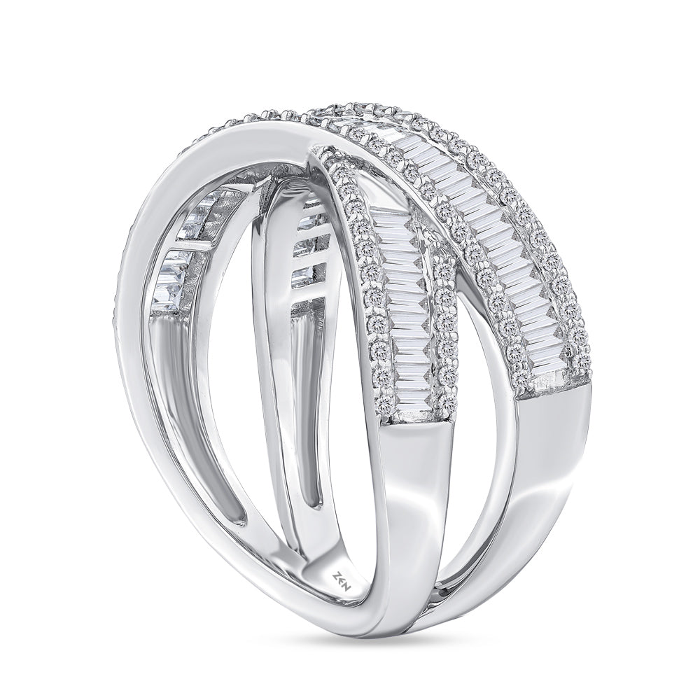 0.75 ct. Baguette Diamond Ring