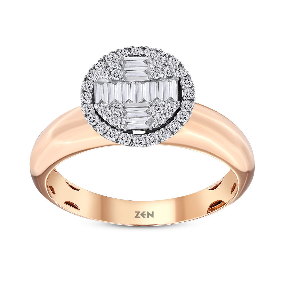 0.38 ct. Baguette Diamond Ring
