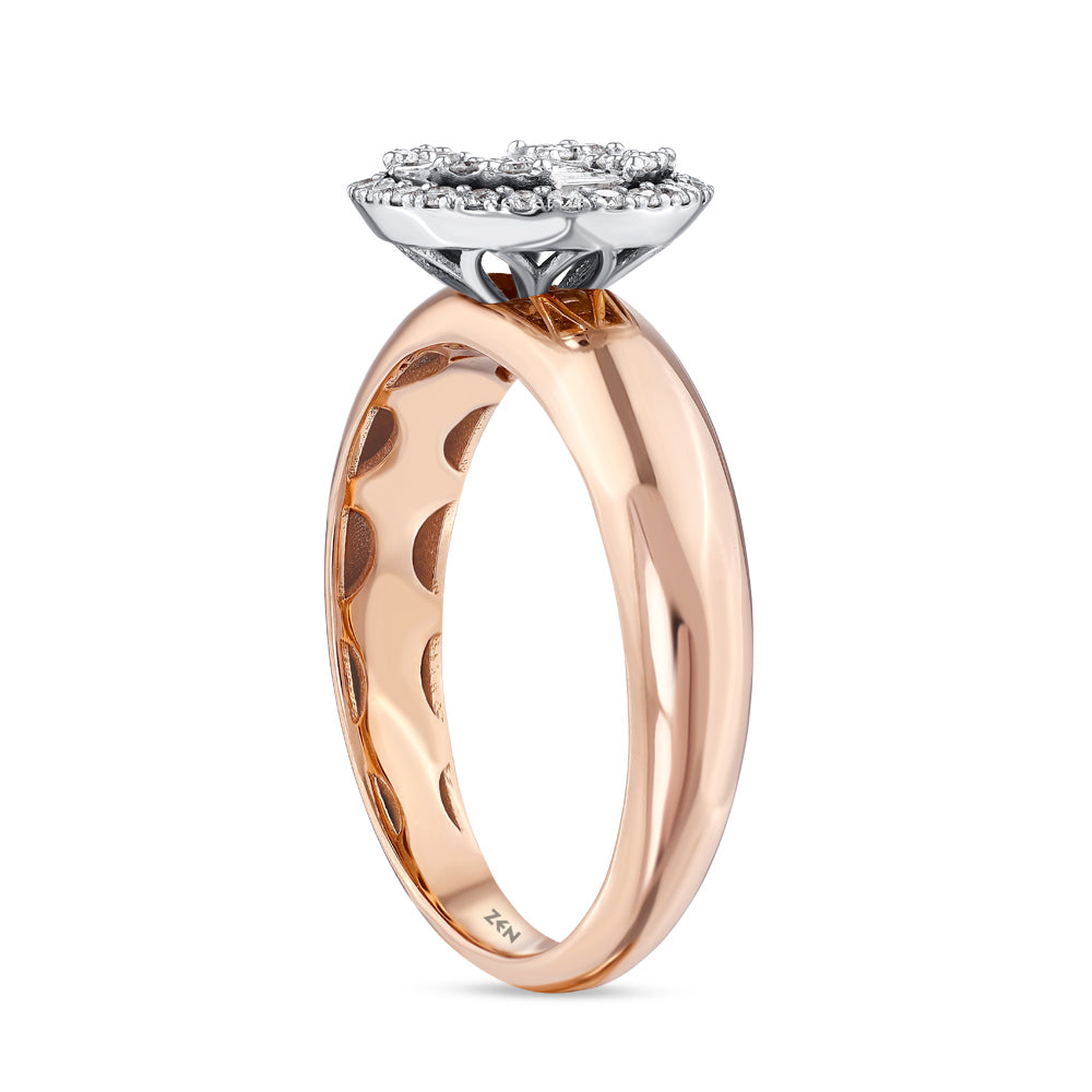 0.38 ct. Baguette Diamond Ring