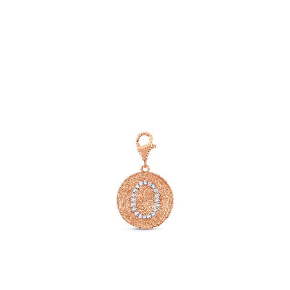 0.09 ct. Charme O Buchstabenanhänger