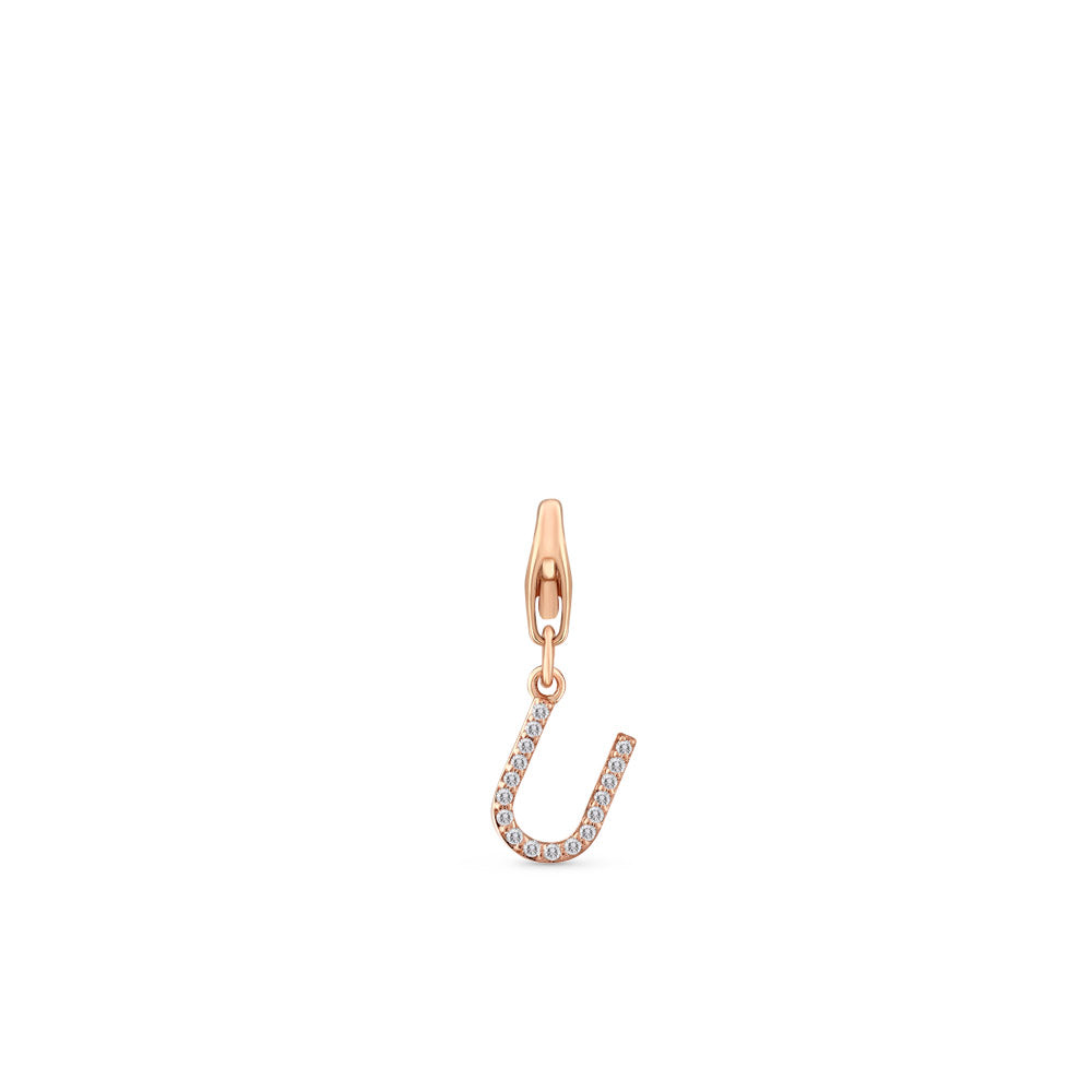 0.09 ct. Charme U Buchstabenanhänger