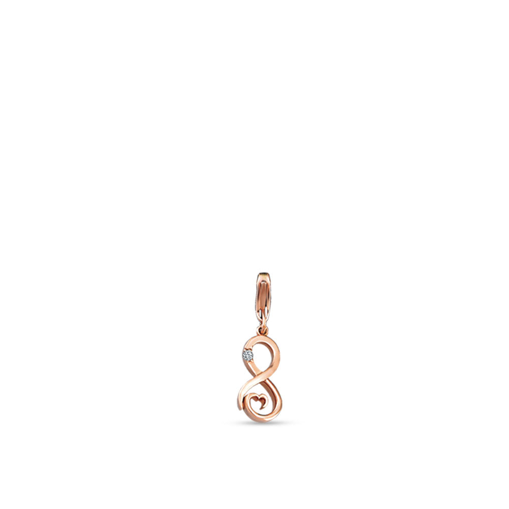 0.02 ct. Charme Unendliche Liebe Armbandanhänger