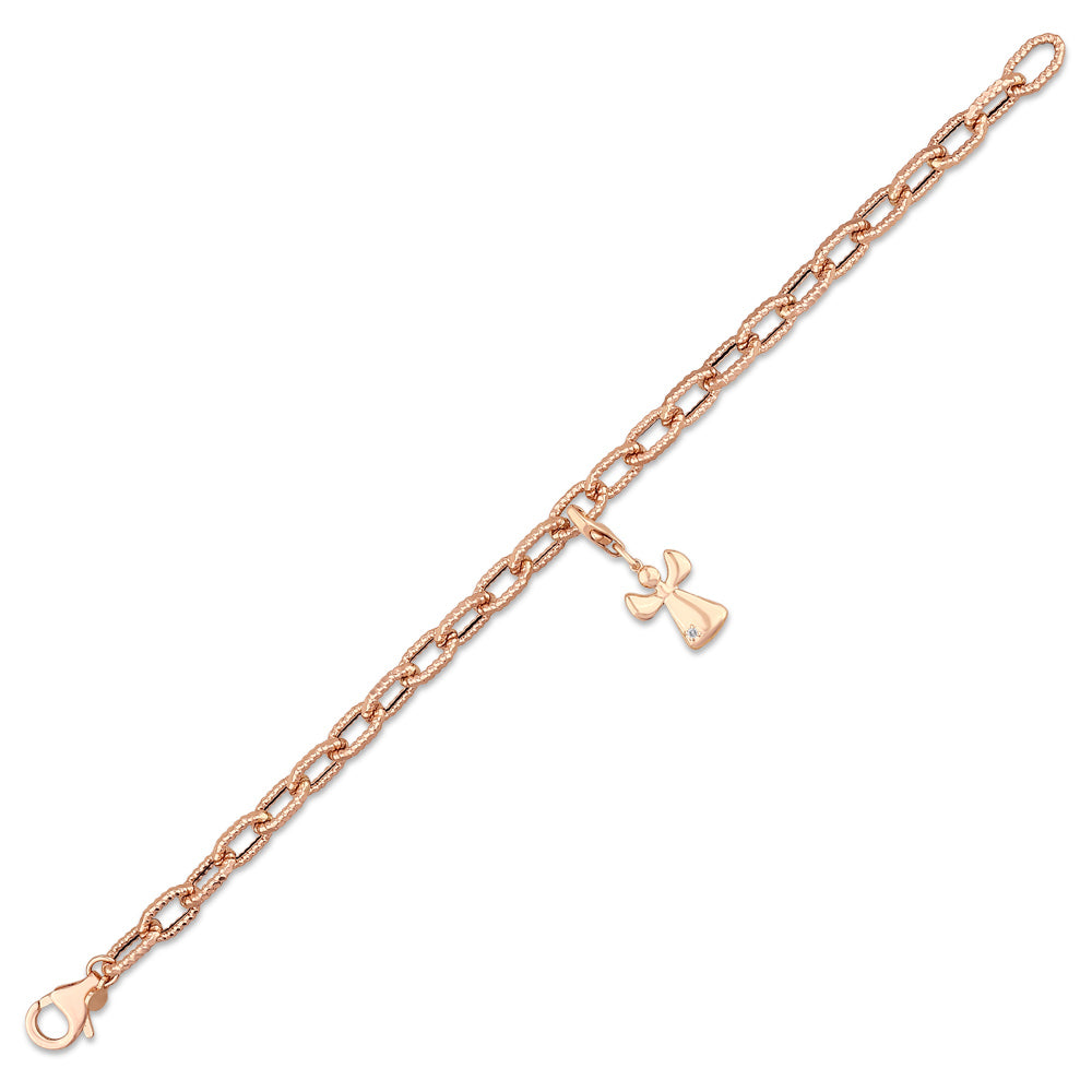 0.01 ct. Charm Engel Armbandan