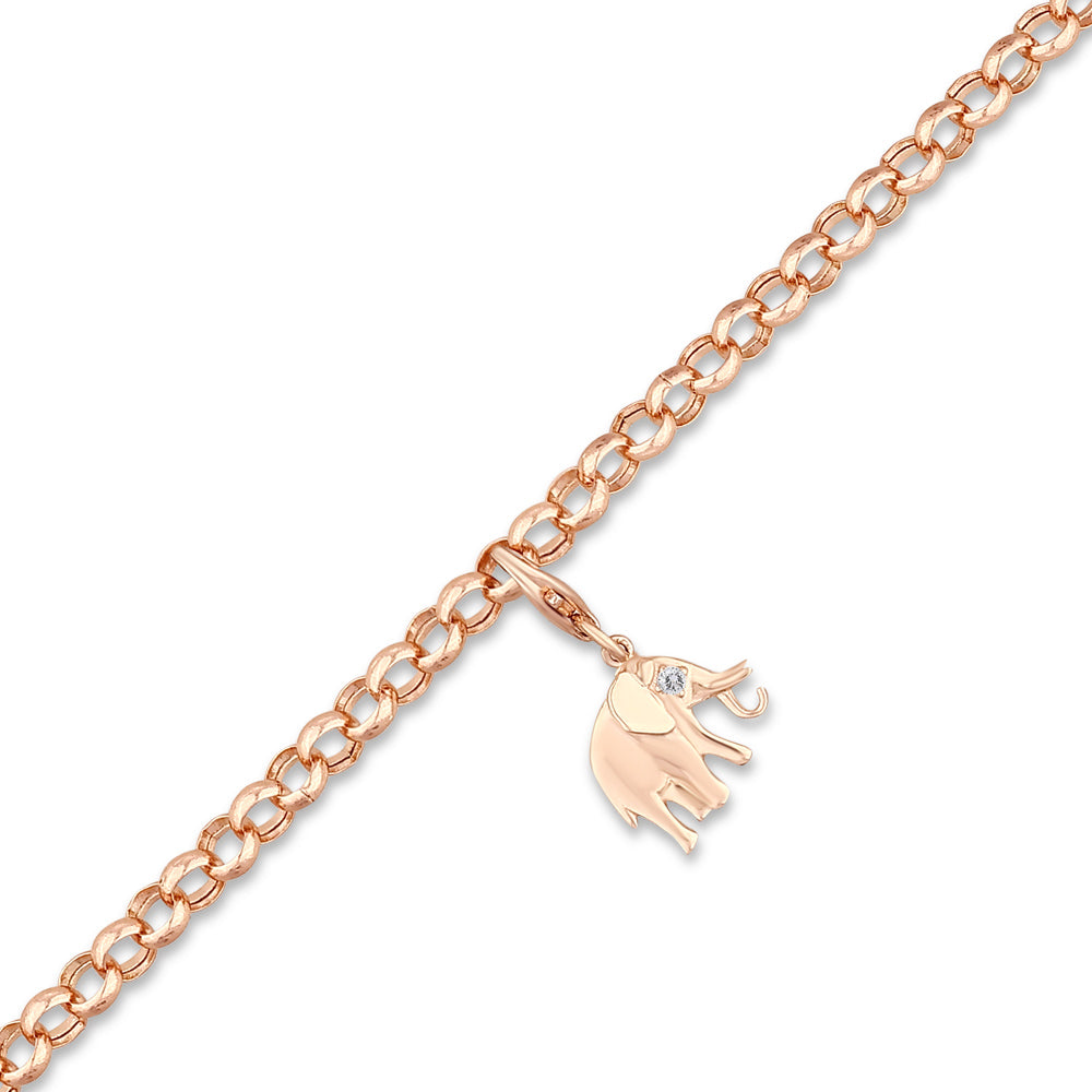 0.02 ct. Charme Elefant Armband