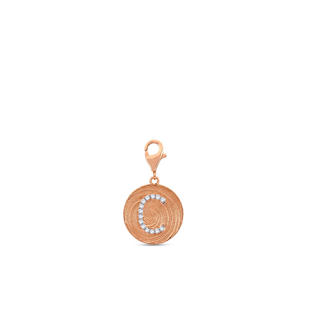 0.07 ct. Charme C Buchstabenanhänger