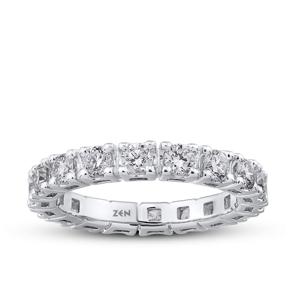 1.44 ct. Memoire Diamantring