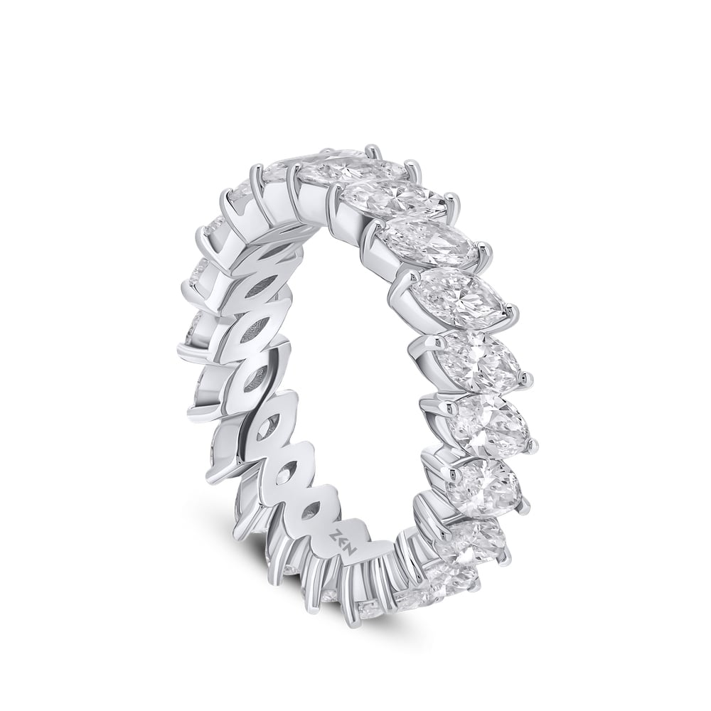 4.00 ct. Memoire Diamantring