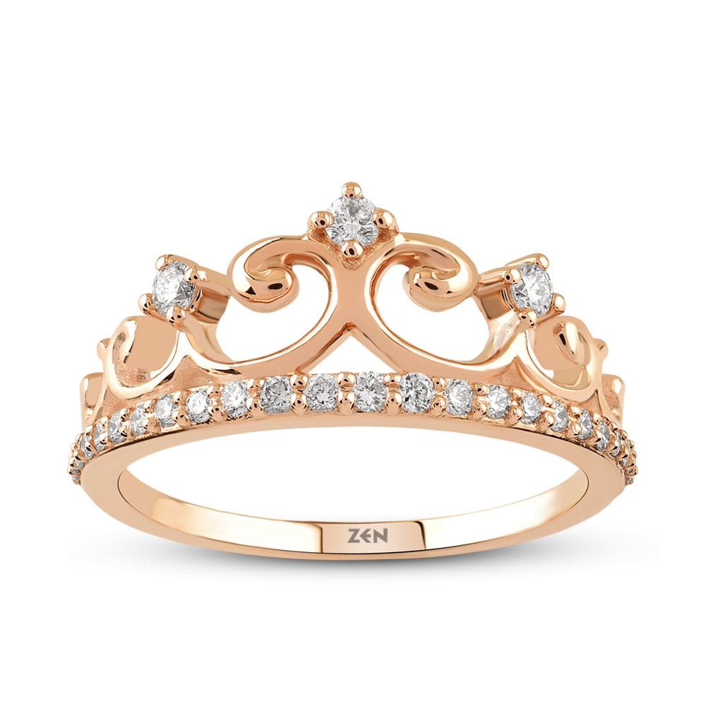 0.25 ct. Krone Diamantring