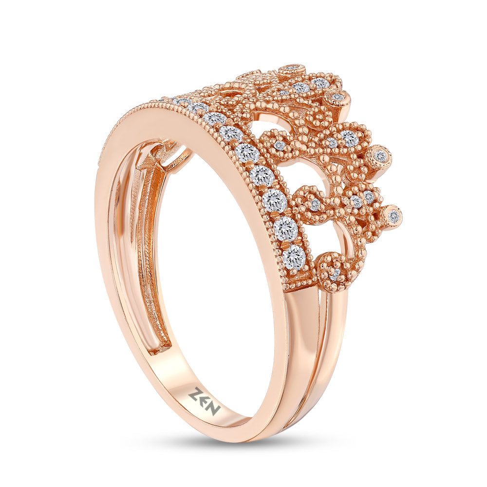 0.25 ct. Krone Diamantring