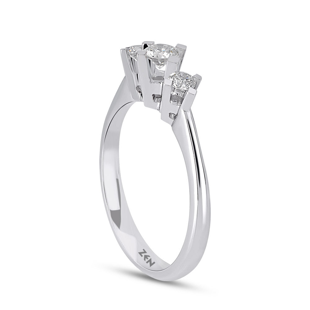0.30 ct. Tria Diamond Ring