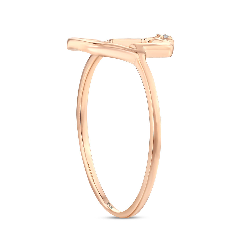 0.01 ct. Fatimas Hand Diamantring