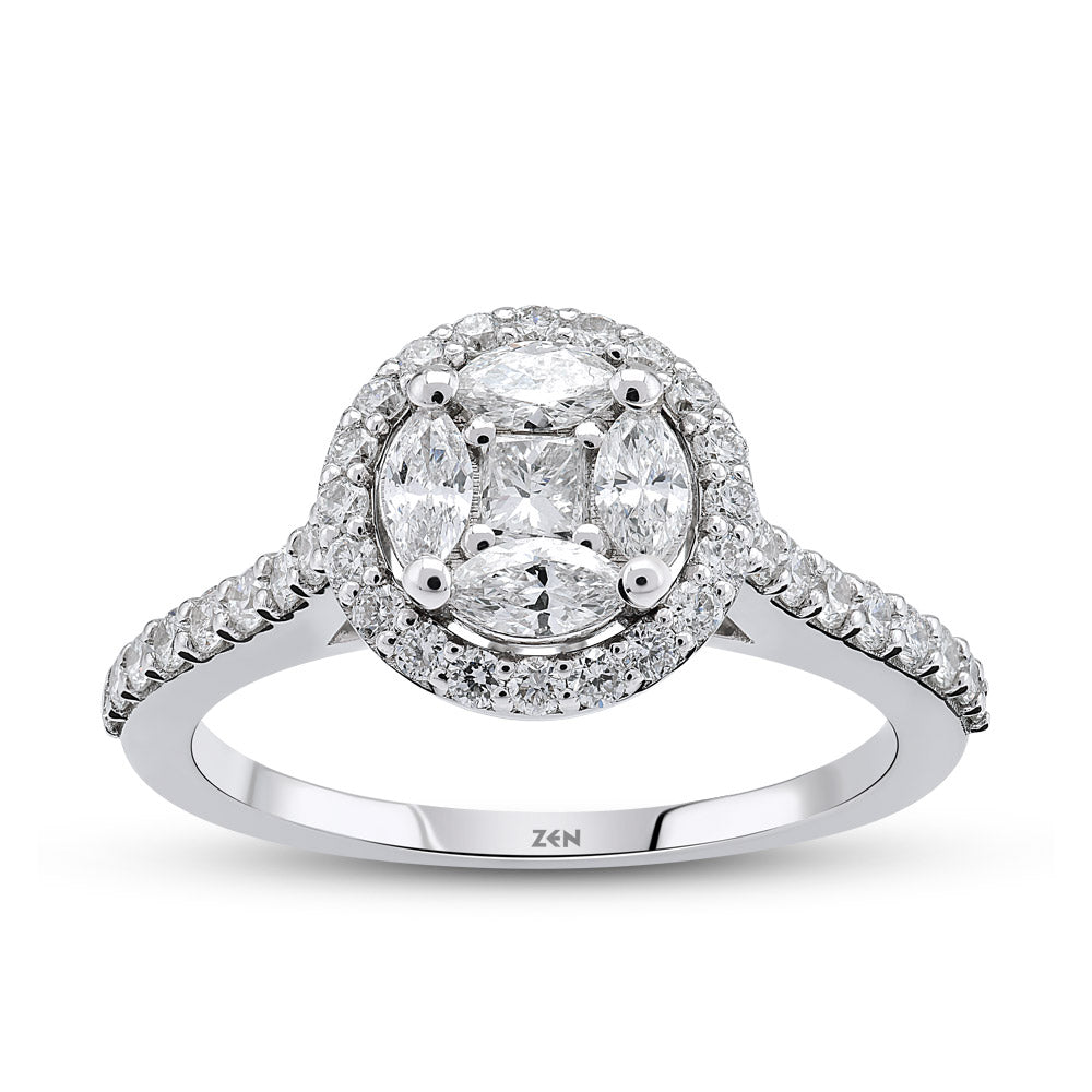 1.05 ct. Design Diamantring