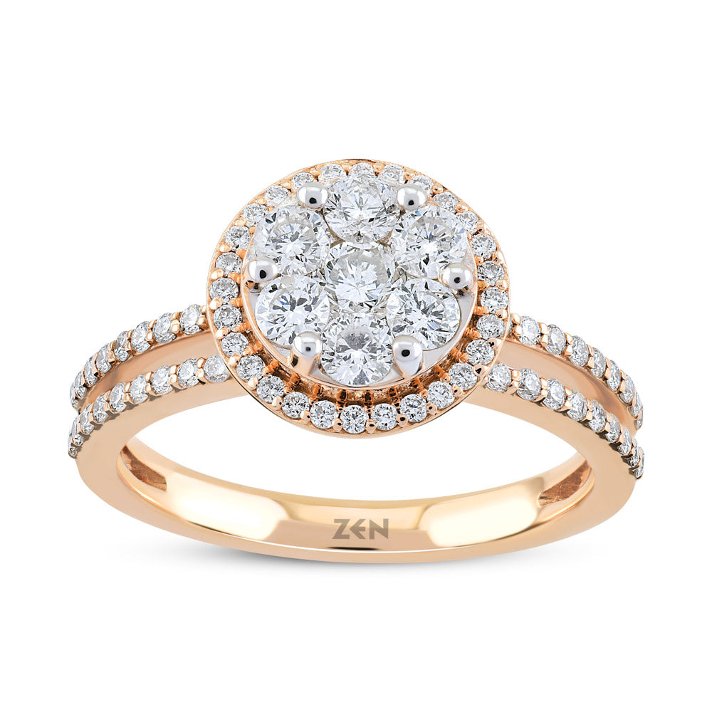 0.73 ct. Design Diamantring