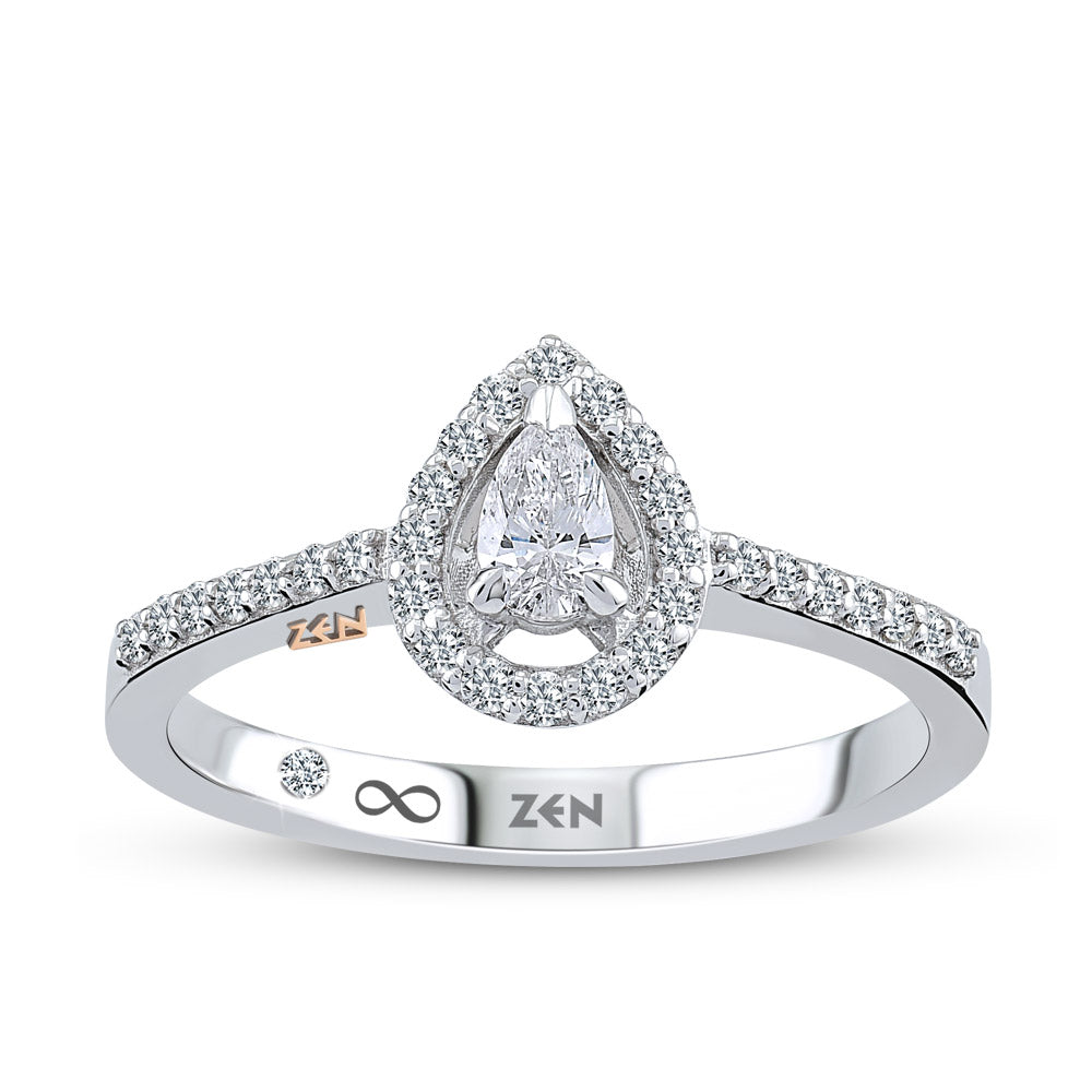 0.58 ct. Design Diamantring