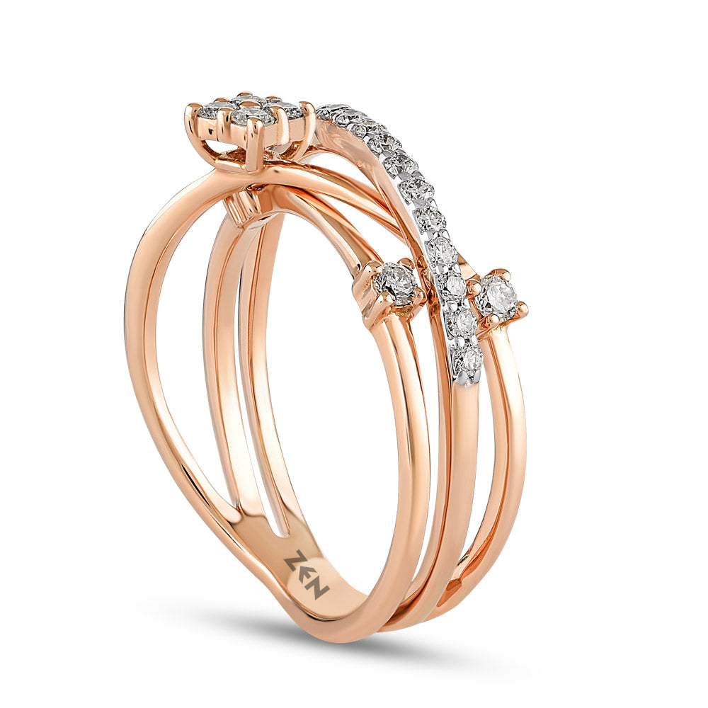 0.35 ct. Design Diamantring