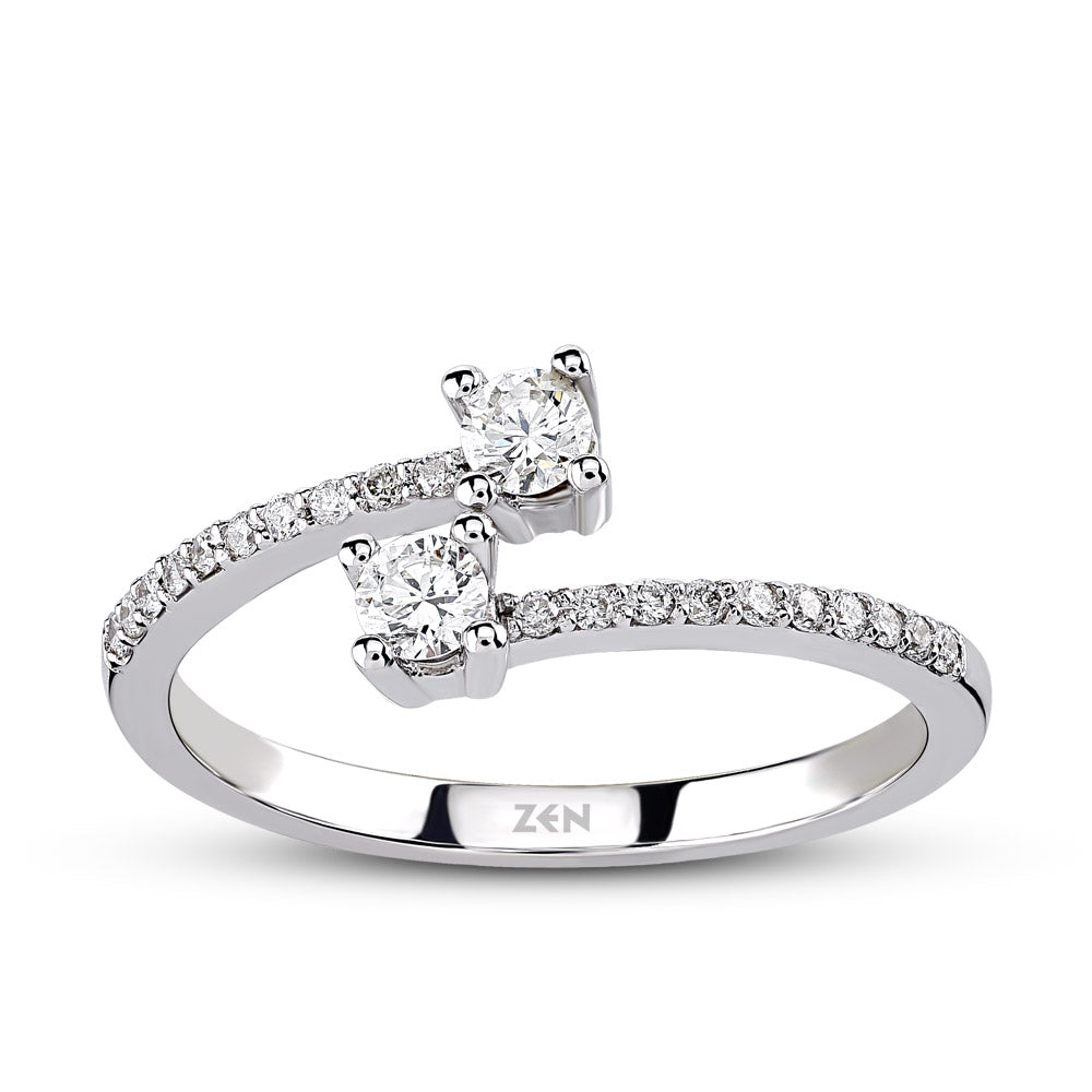 0.27 ct. Zweisamkeit Diamantring