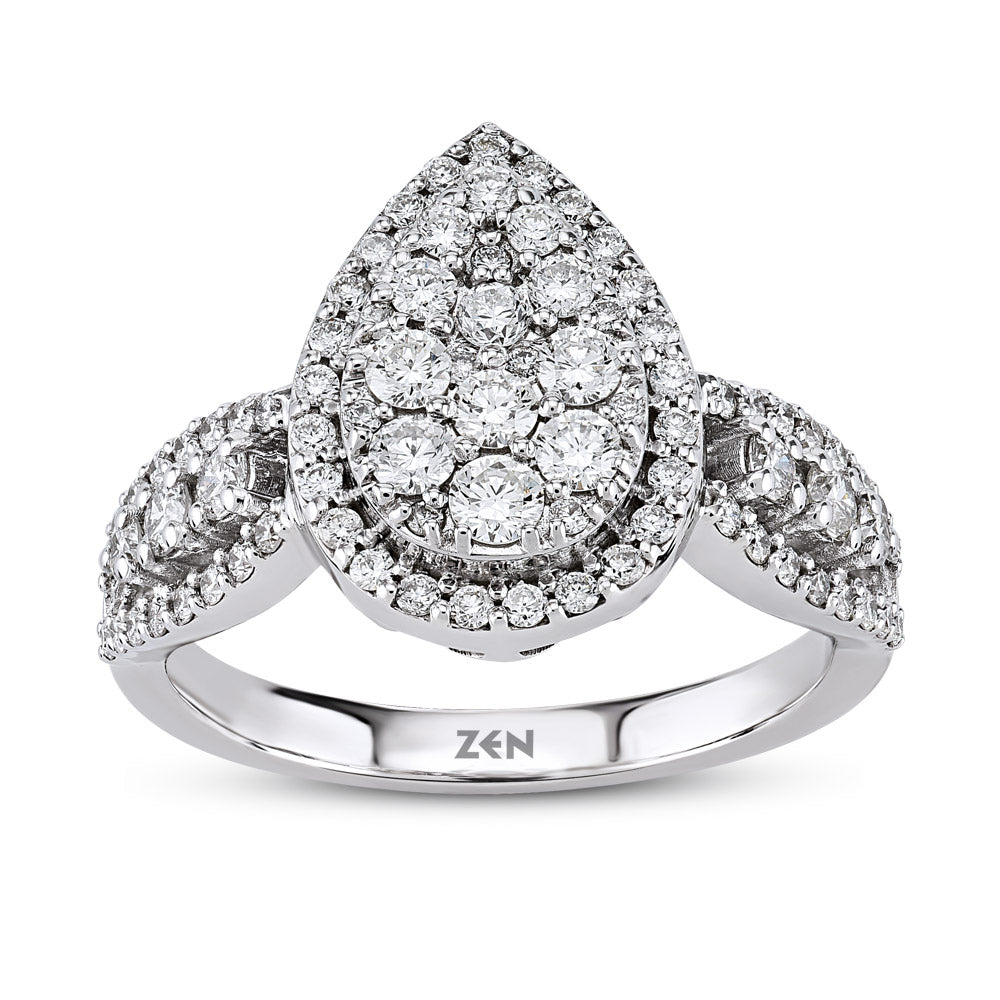 0.97 ct. Design Diamantring