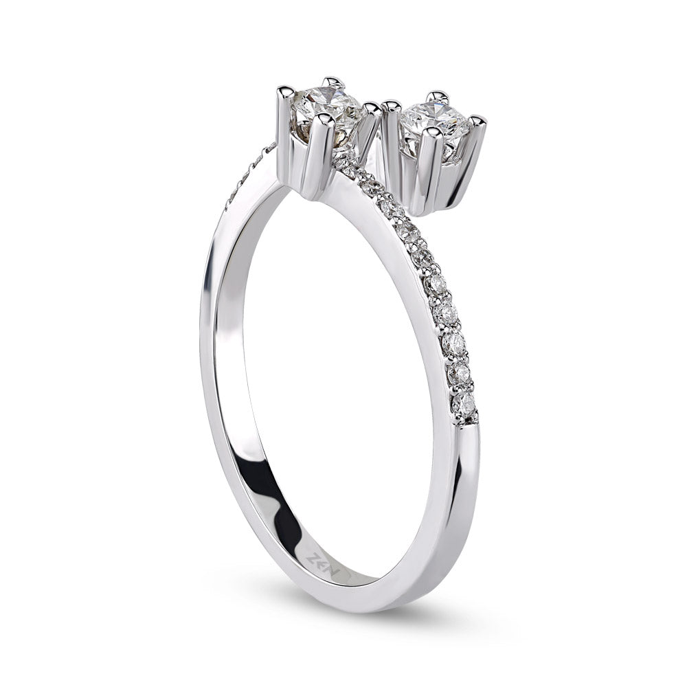 0.50 ct. Zweisamkeit Diamantring