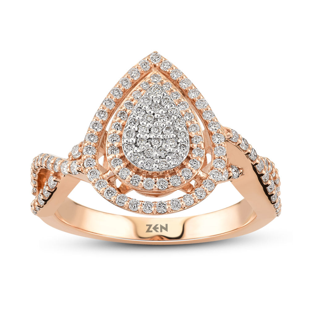 0.59 ct. Design Diamantring