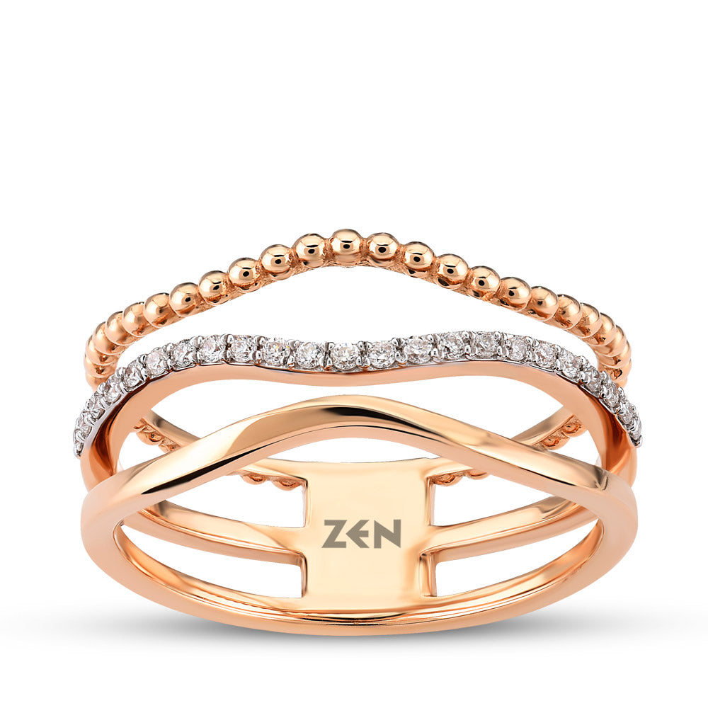 0.11 ct. Design Diamantring