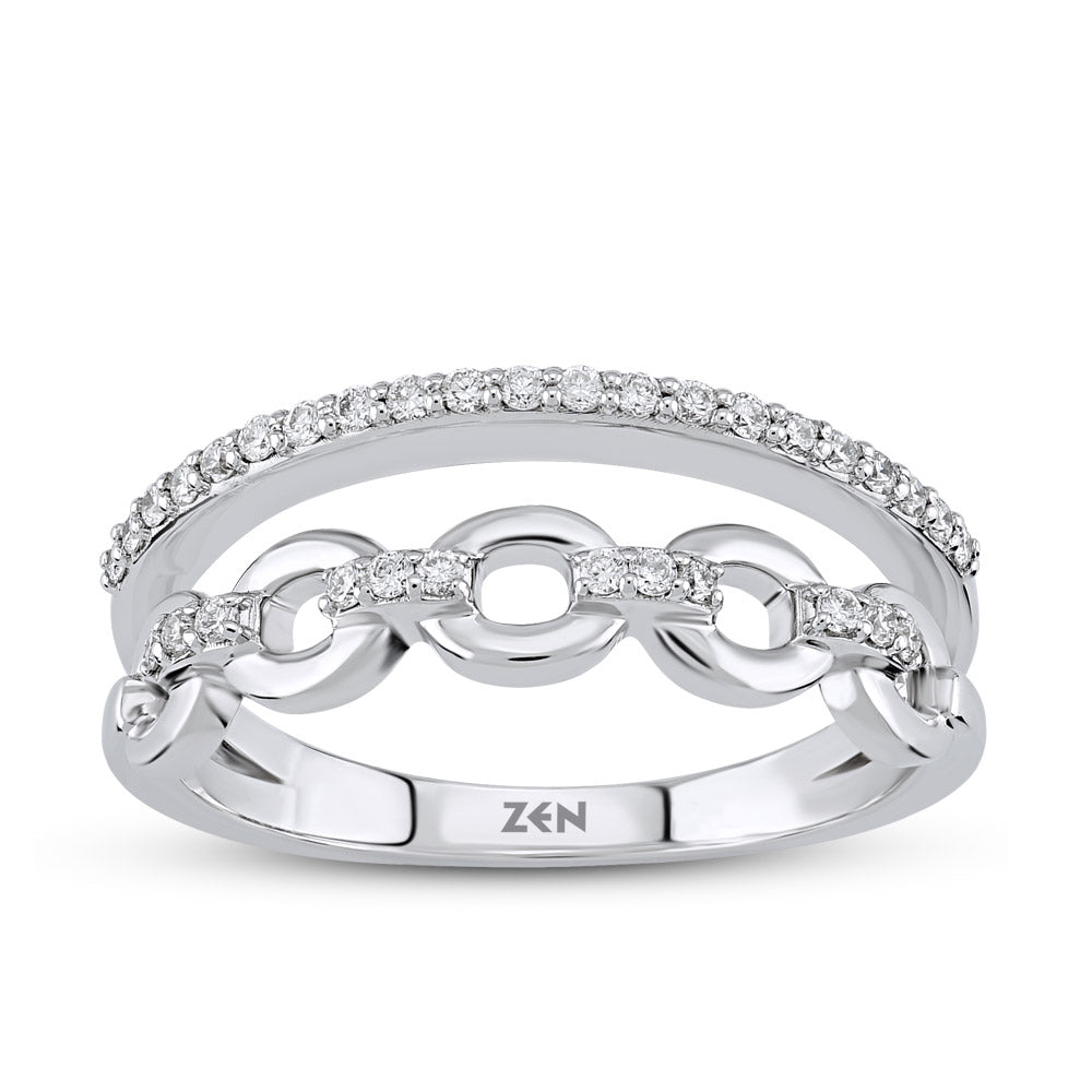 0.18 ct. Duett Diamantring