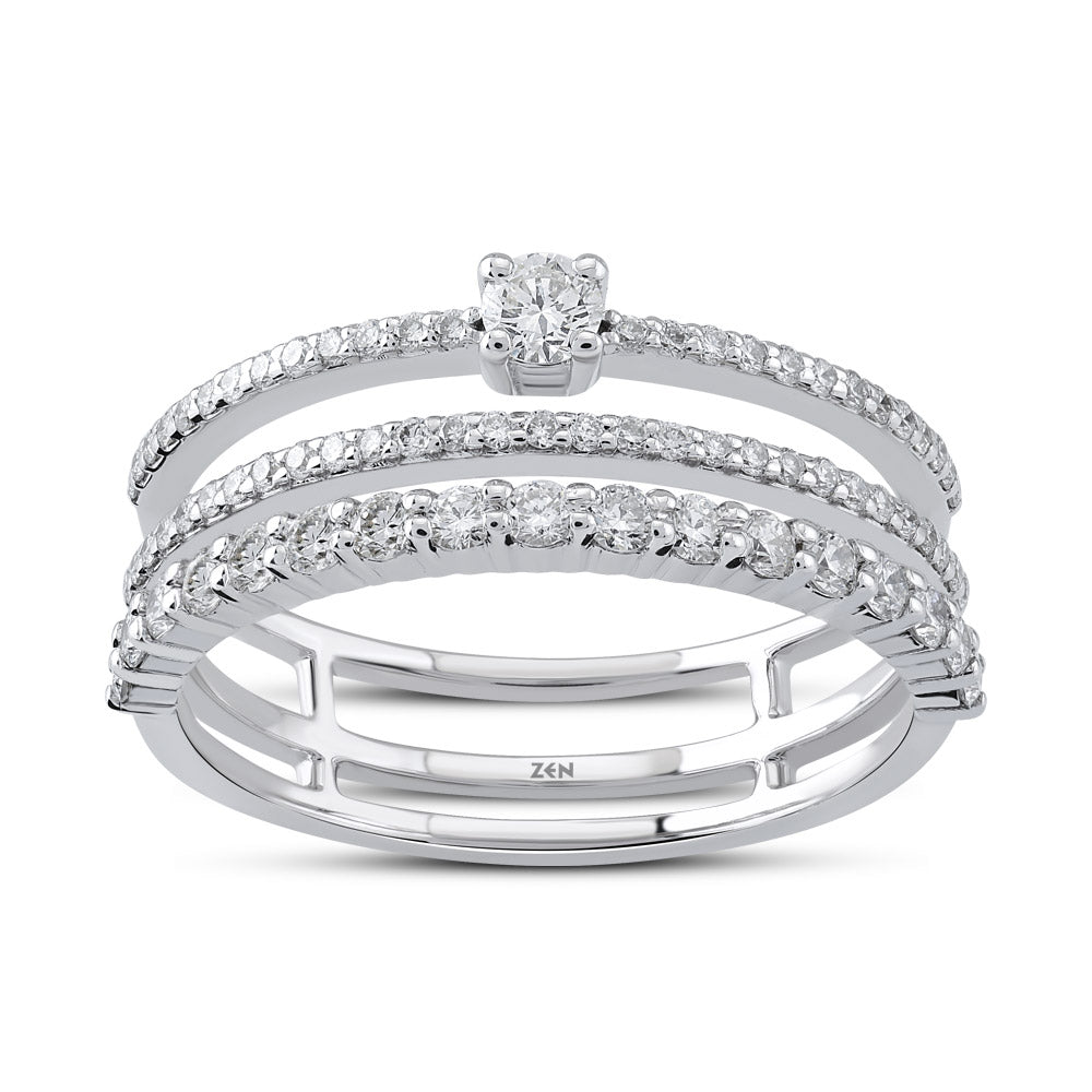 0.58 ct. Design Diamantring