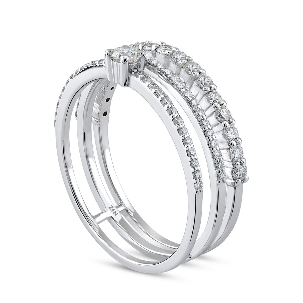 0.58 ct. Design Diamantring