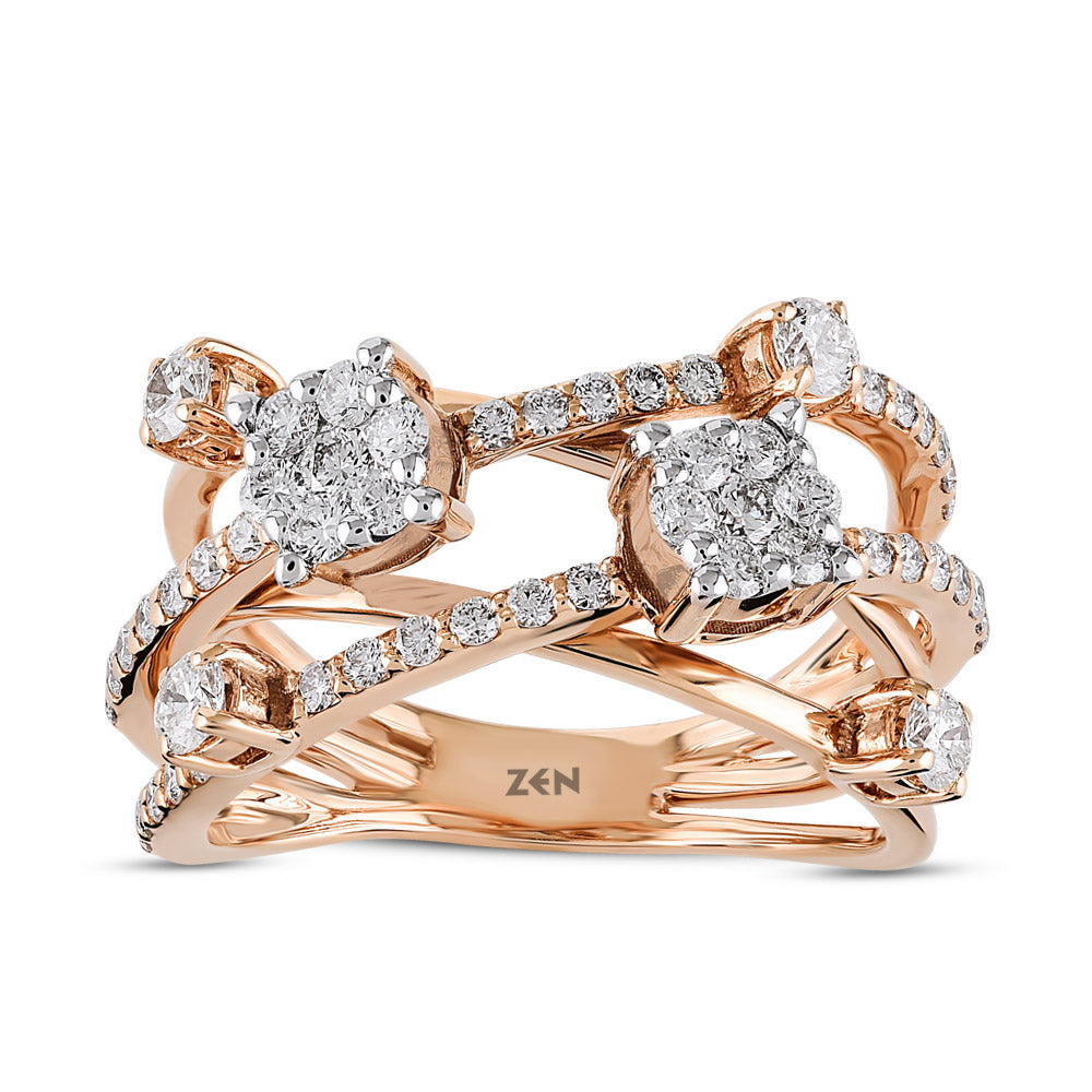 0.93 ct. Design Diamantring