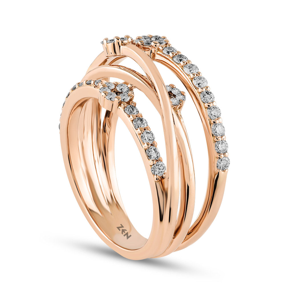 0.74 ct. Design Diamantring
