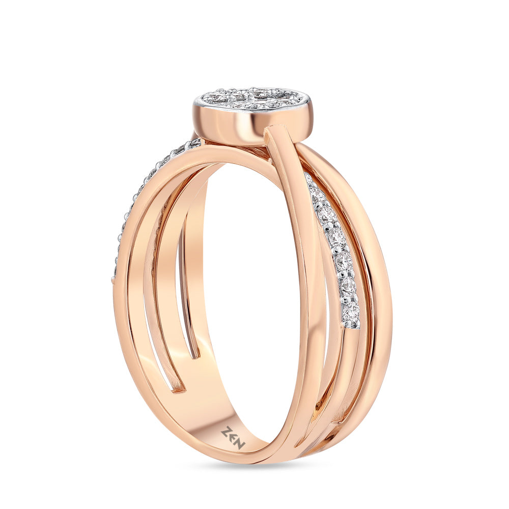 0.35 ct. Design Diamantring