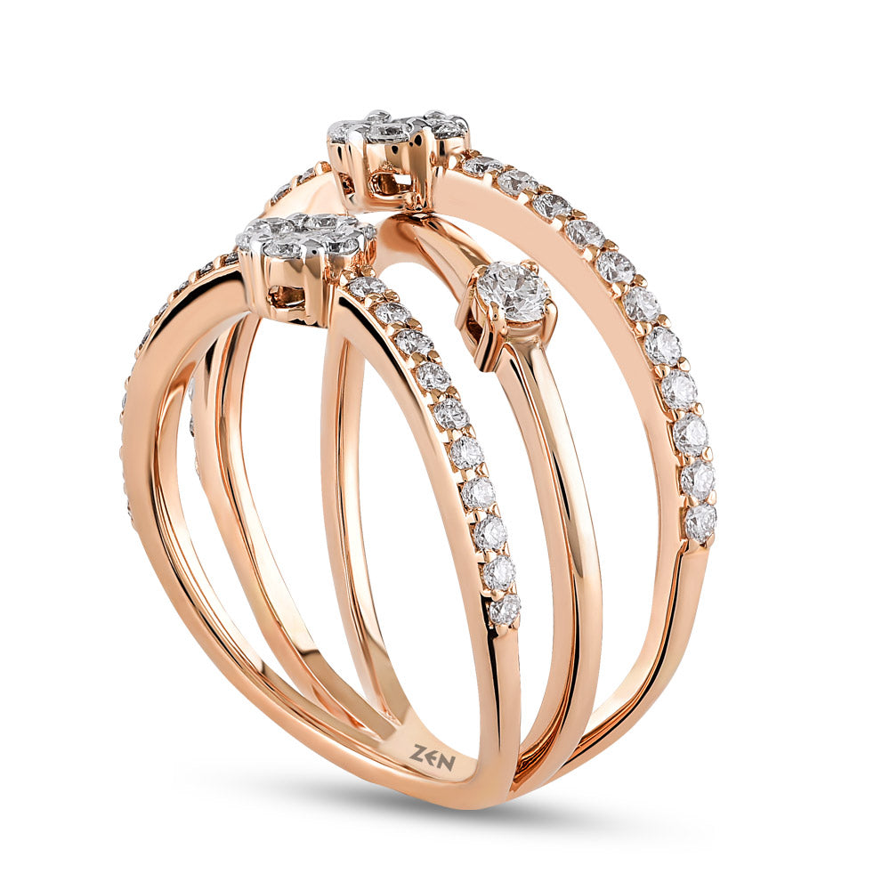 0.74 ct. Design Diamantring