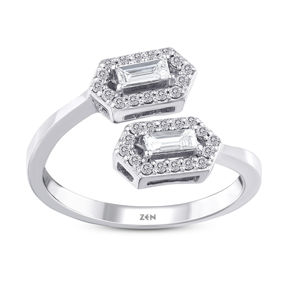 0.38 ct. Baguette Diamond Ring