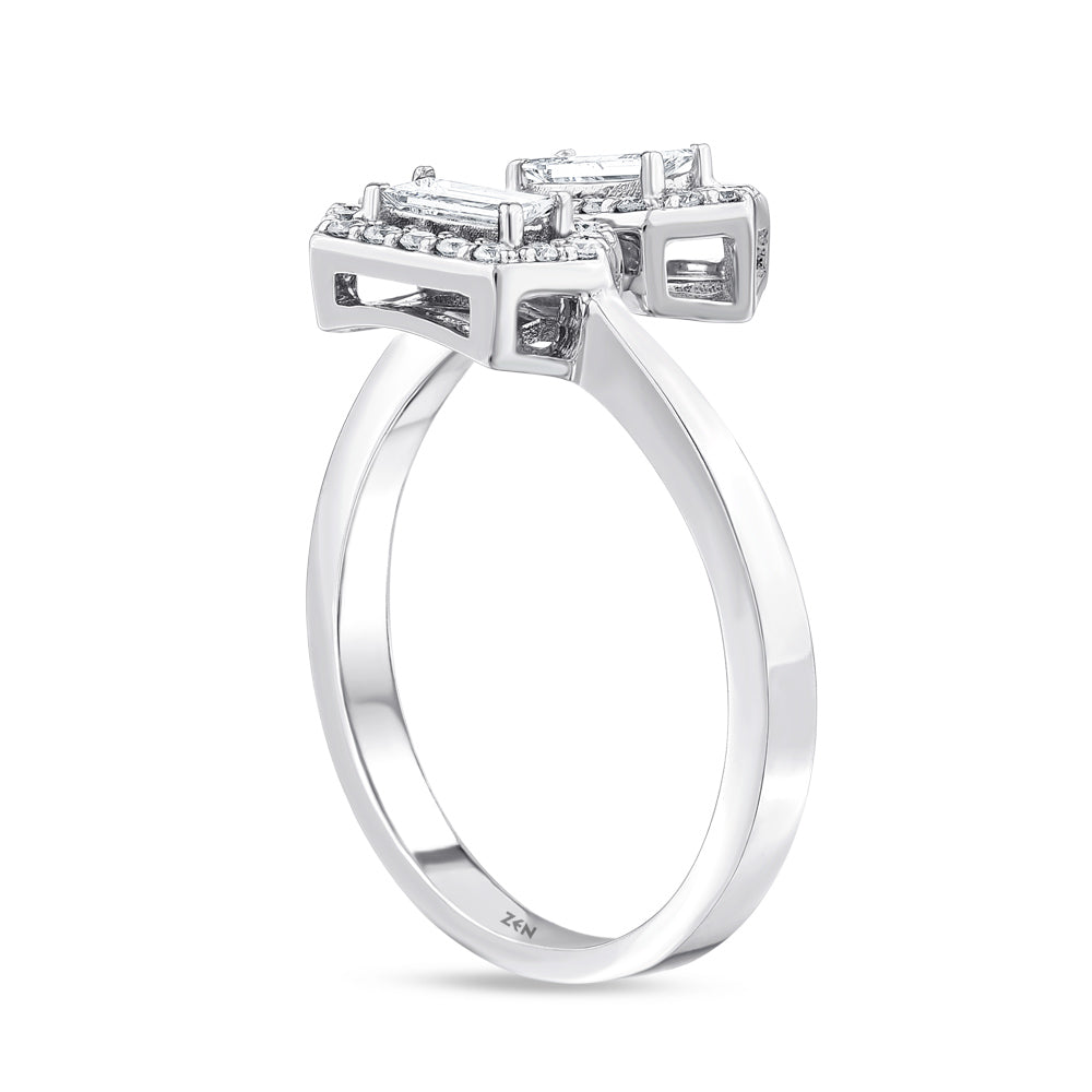 0.38 ct. Baguette Diamond Ring