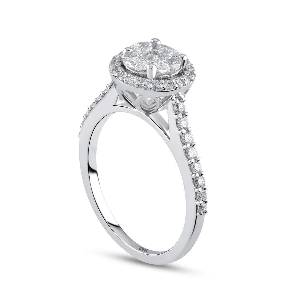 0.77 ct. Design Diamantring