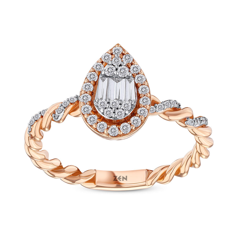 0.32 ct. Design Diamantring