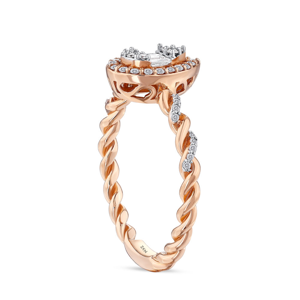 0.32 ct. Design Diamantring